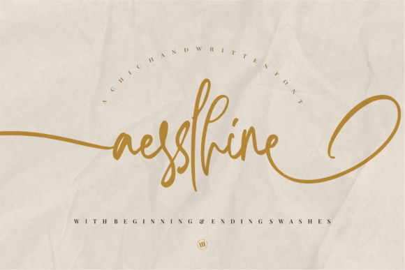 Aesslhine: The Elegant Script Font for Your Brand