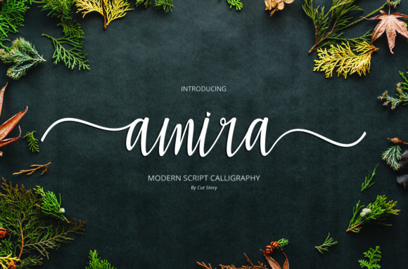 Amira: A Friendly Script Font for Branding