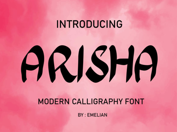 Arisha: A Bold Script Font for Crafters