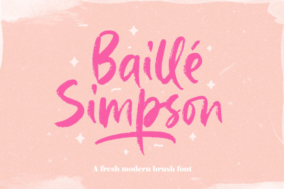 Baille Simpson: An Elegant Script Font for Web Design