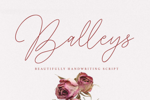 Balleys: An Elegant Script Font for Editorial Design