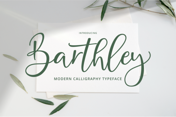 Barthley: The Elegant Script Font for Campaigns