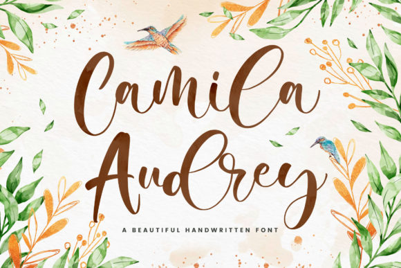 Camila Audrey: A Premium Script Font Review