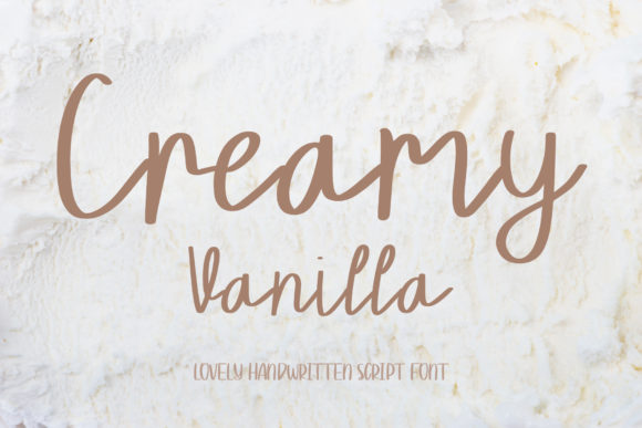 Creamy Vanilla: An Elegant Script Font for Web Design