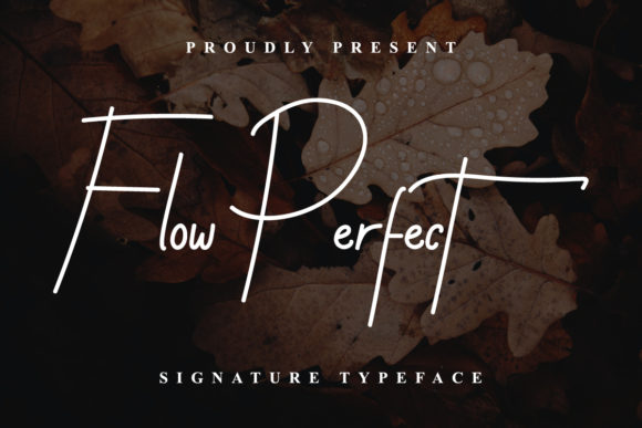 Flow Perfect: The Signature Script Font for Crafters