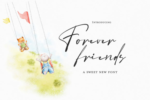 Forever Friends: A Timeless Script Font for Editors