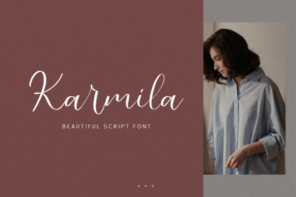 Karmila: A Modern Script Font for Elegant Branding