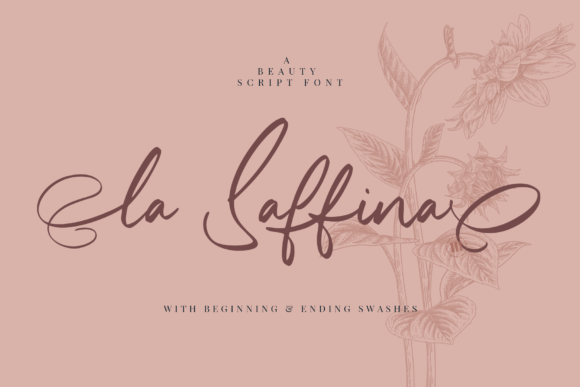 La Saffina: An Elegant Handwritten Script Font for Editors