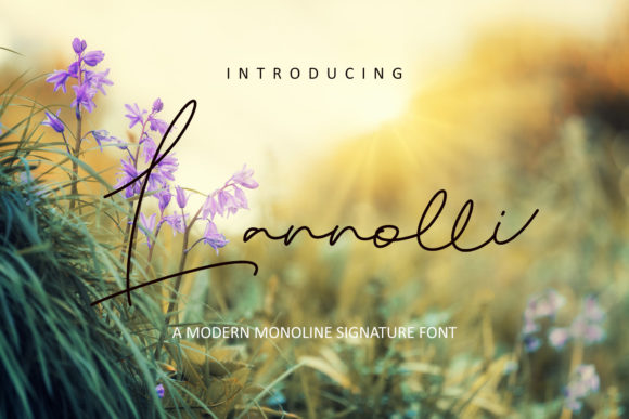 Lannolli: A Modern Script Font for Elegant Branding