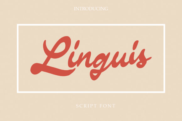 Linguis: A Stylish Script Font for Web Design