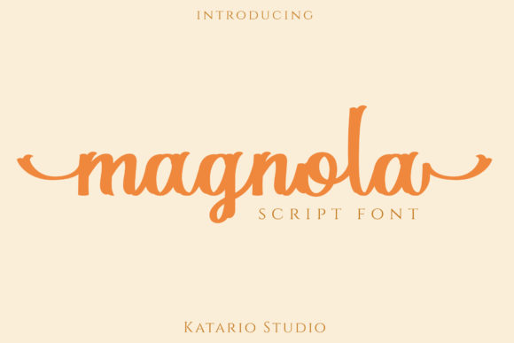 Magnola: A Beautiful Script Font for Branding