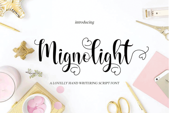Mignolight: A Premium Script Font for Editorial Design