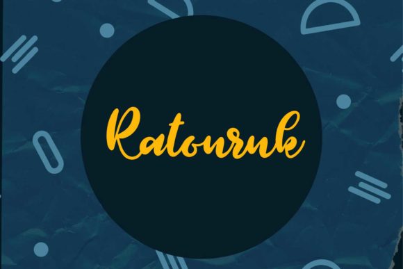 Ratouruk: A Modern Script Font for Creative Projects