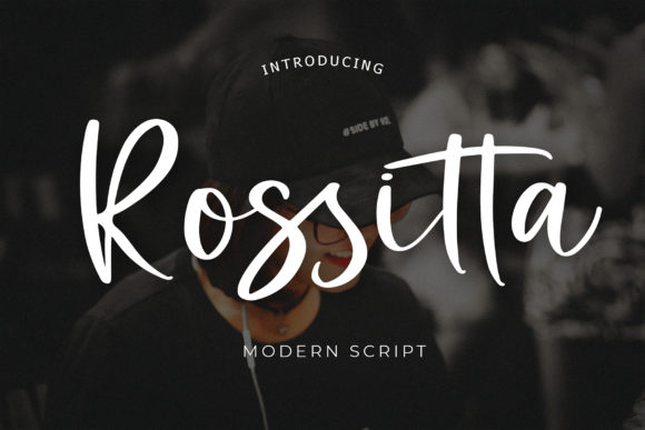 Rossitta: A Modern Script Font for Makers