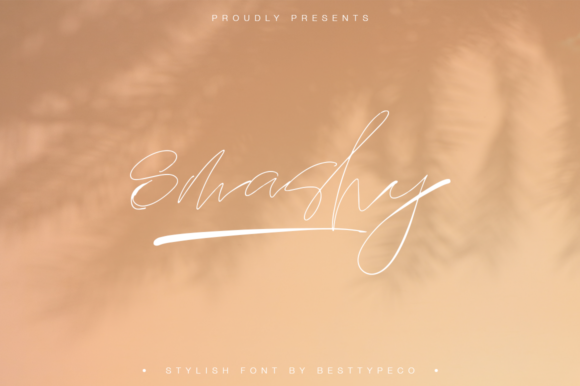 Smashy: A Charming Script Font for Elegant Branding
