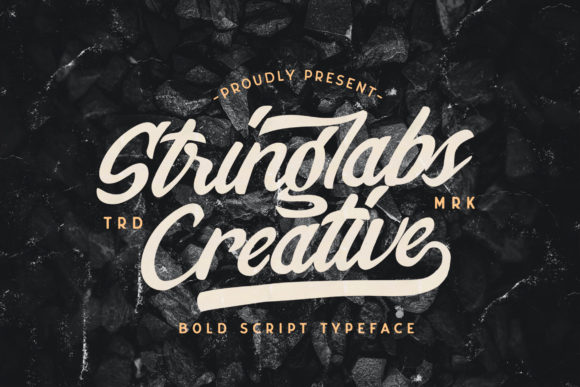 Stringlabs Creative: A Bold Script Font for Business