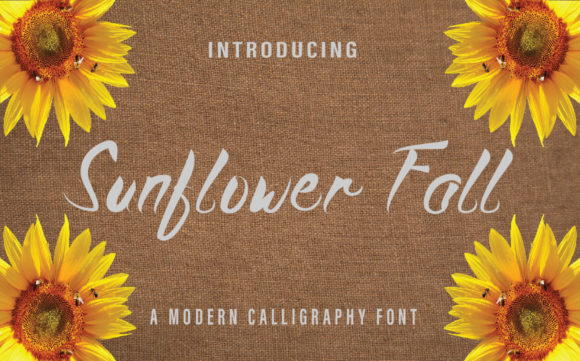 Sunflower Fall: A Premium Script Handwritten Font Review