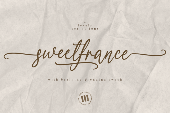Sweetfrance: A Premium Script Font for Editorial Design
