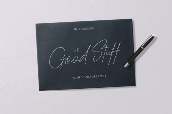 The Good Stuff: A Signature Script Font for Web Design