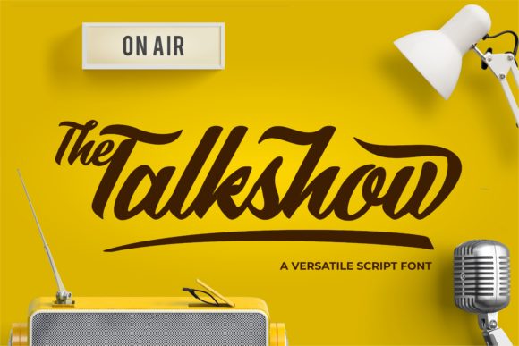 The Talkshow: A Classy Script Font for Campaigns