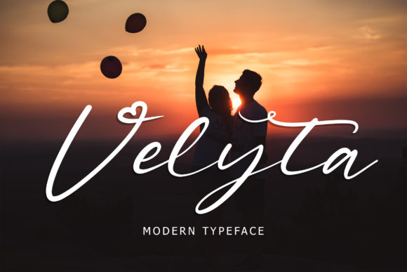 Velyta: A Romantic Script Font for Makers