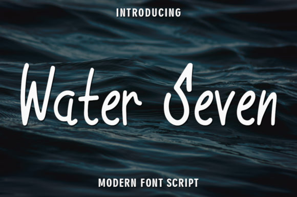Water Seven: A Casual Script Font for Your Brand