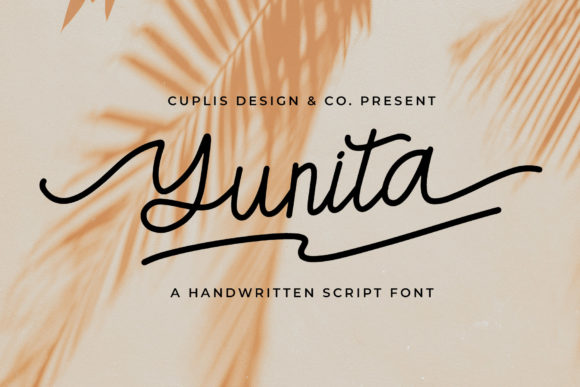 Yunita: The Elegant Script Font for Crafters